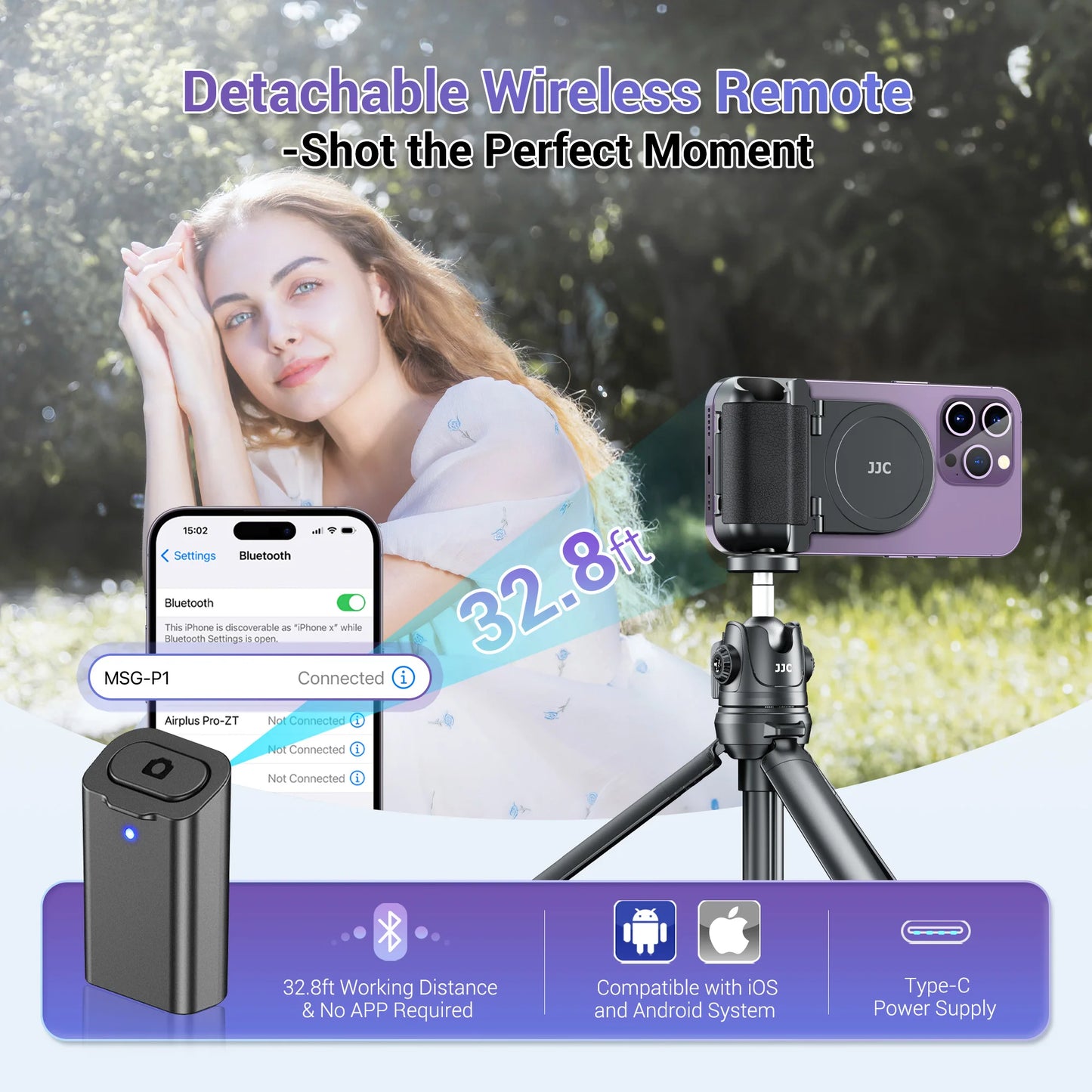 JJC universele camera grip